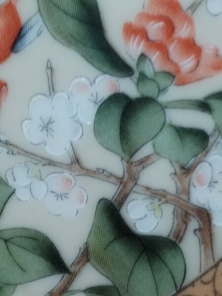 Cutie din portelan Asahi japonez, pentru bijuterii